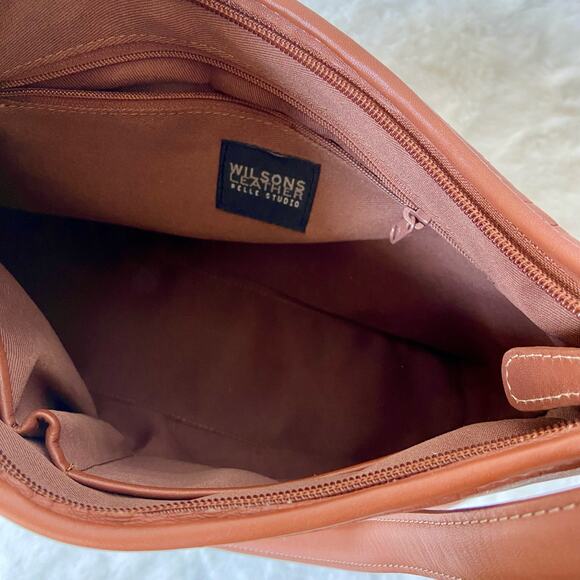 Pelle Studio Tan Leather Shoulder Bag - Picture 6 of 8
